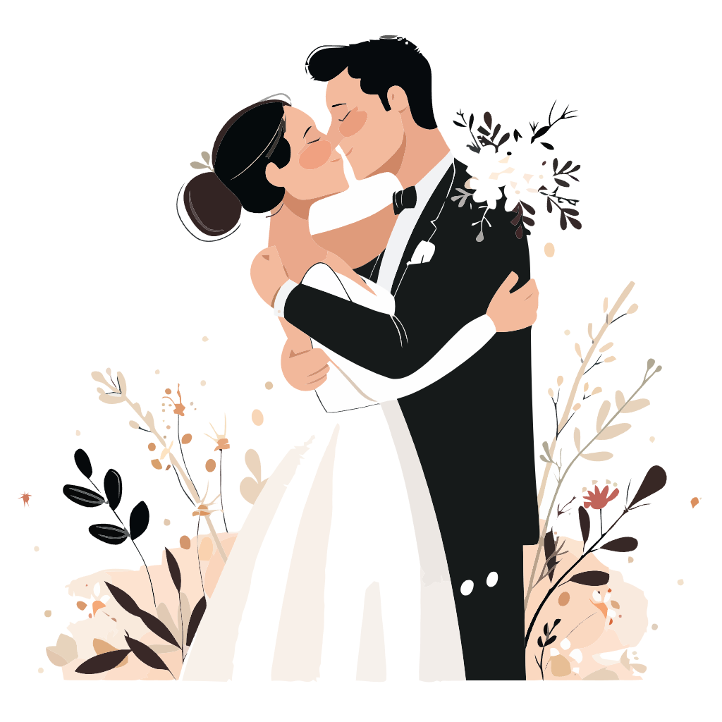 婚礼爱吻